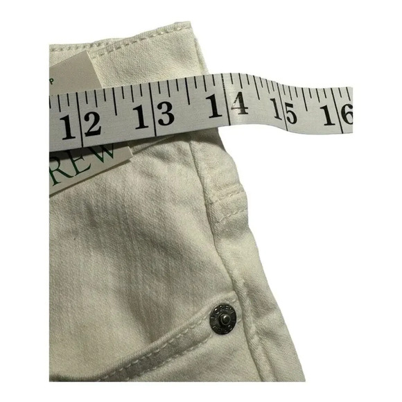 NEW J. Crew Size 4 Size 26 9" demi-boot crop jean in white wash NWT - Picture 5 of 9